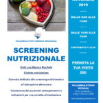 Screening Nutrizionale a Villasanta 30/11/2019